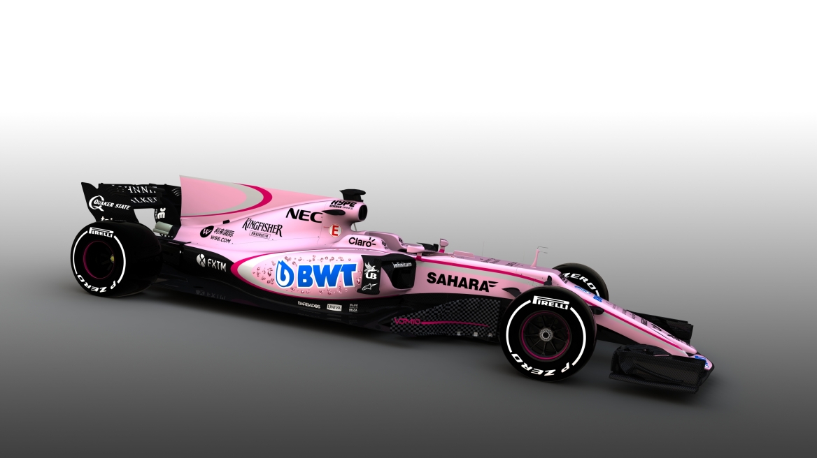 Ροζ η Force India!